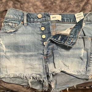 BKE Distressed Denim Shorts